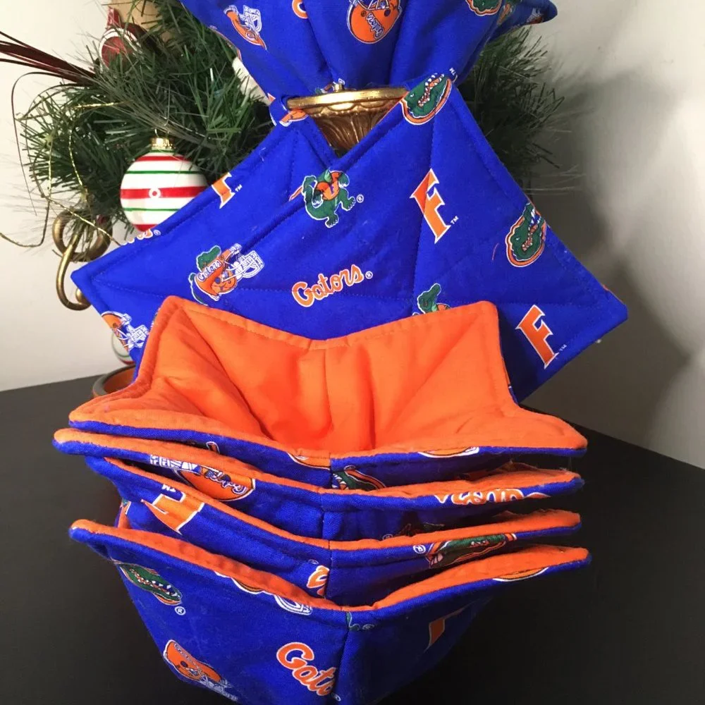 Florida Gators Tailgate Hot Bowl/Cup Holders. All handmade.